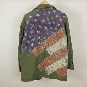 We The Free - Free People Spruce Military Shirt Jacket - Moss - Size XS
